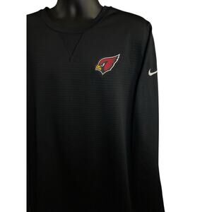 Nike NFL Arizona Cardinals Fleece Lined Crewneck Sweatshirt Coach Worn Mens 2XL